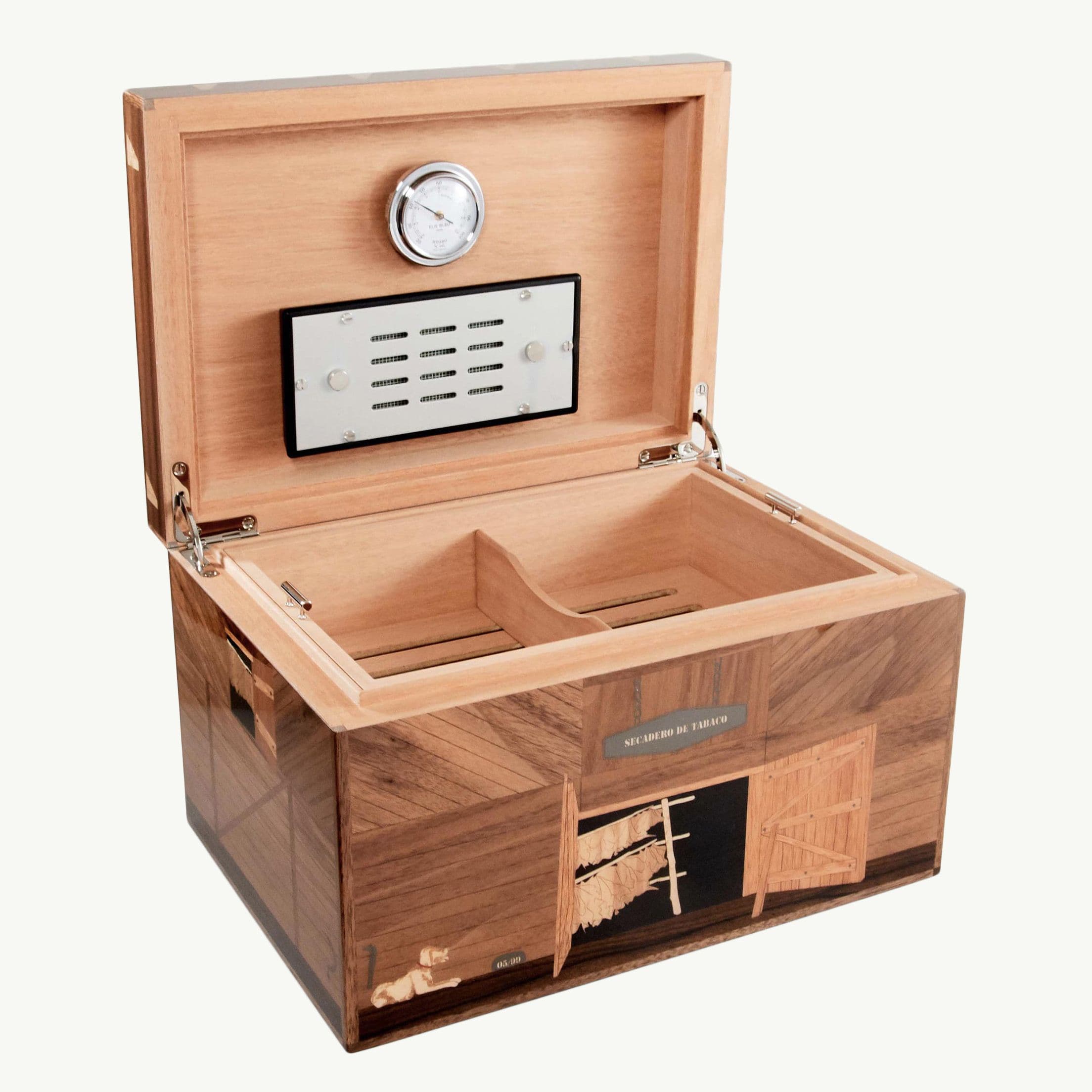 Elie Bleu Humidor El Secador Okoume 75 Cigars