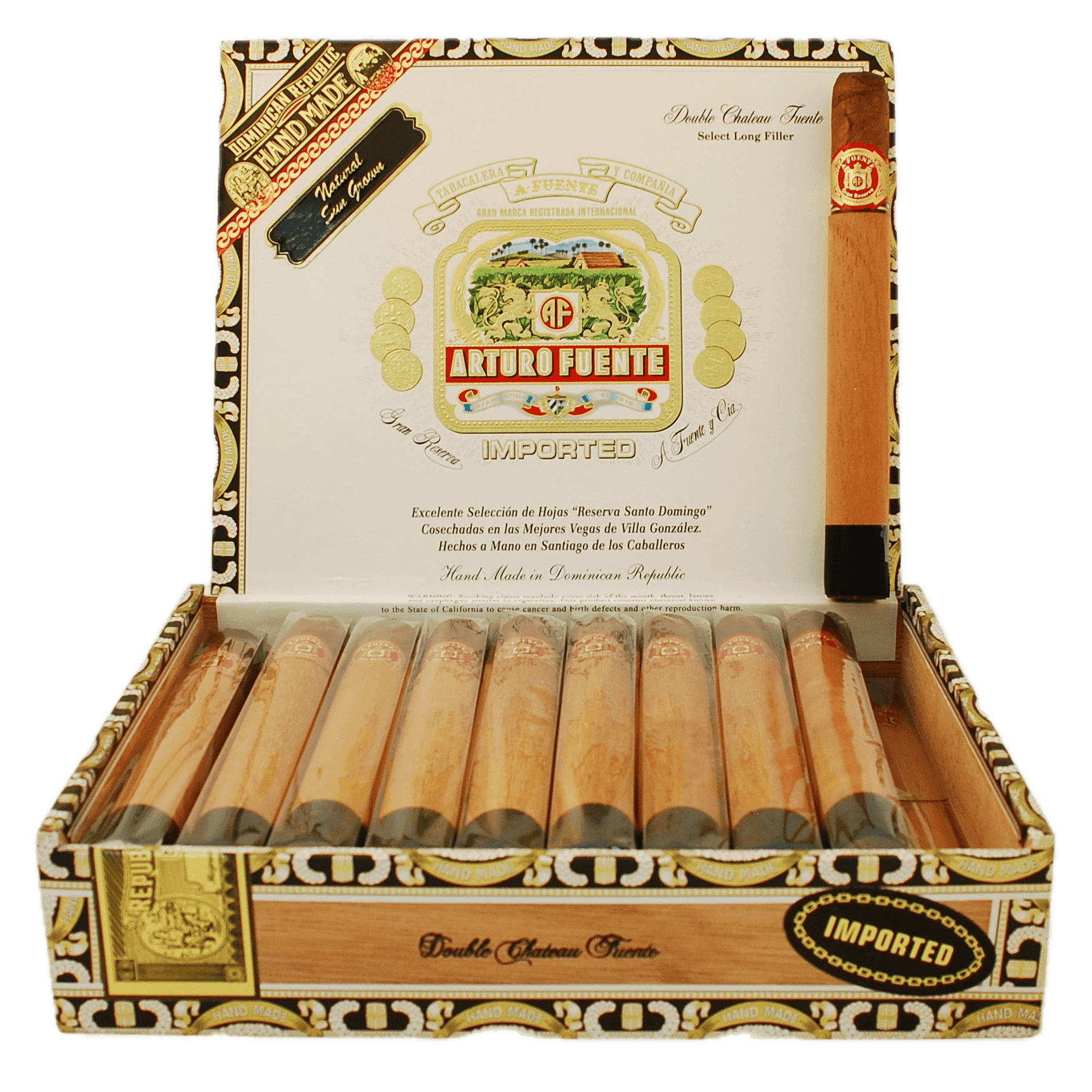 Arturo Fuente Double Chateau Fuente Sun Grown 20