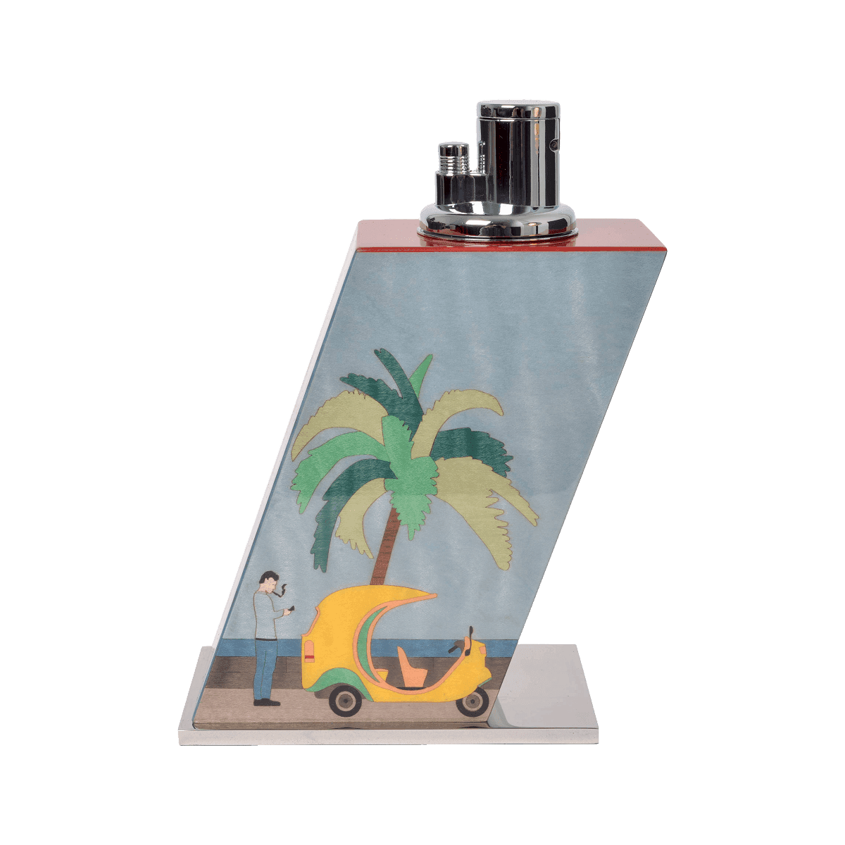 Elie Bleu Large Table Lighter "Casa Cubana" Carousel
