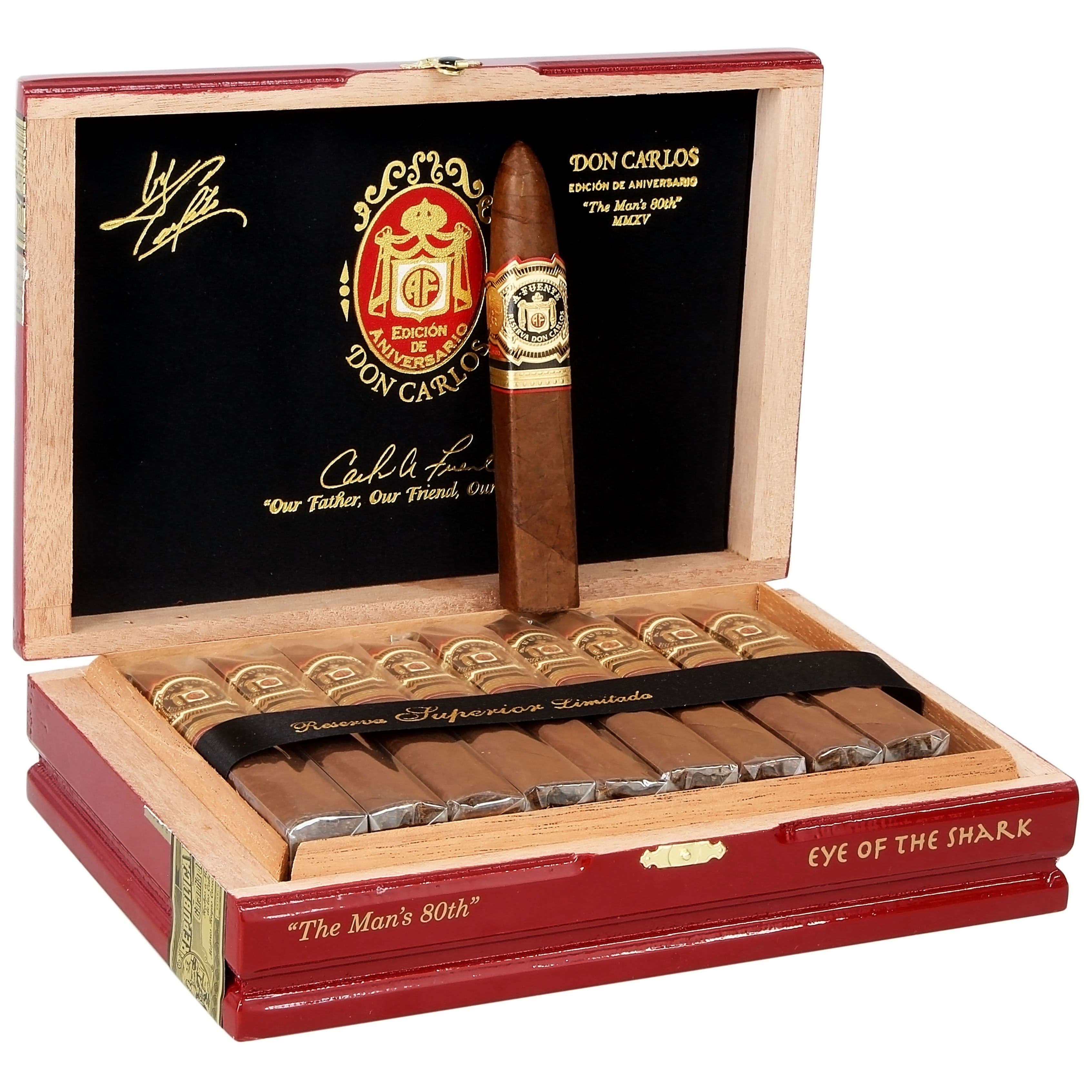 Arturo Fuente Don Carlos The Man's 80th Eye of the Shark 20