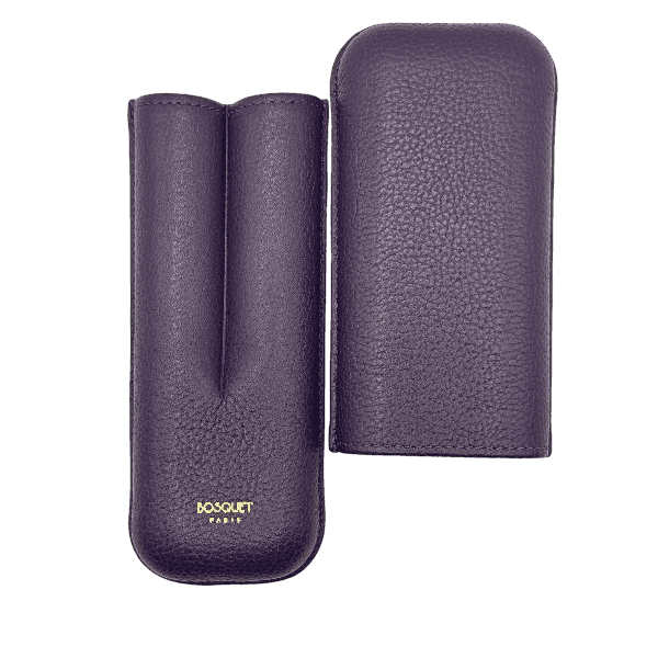 Bosquet 2 Cigars Grained Calf Purple