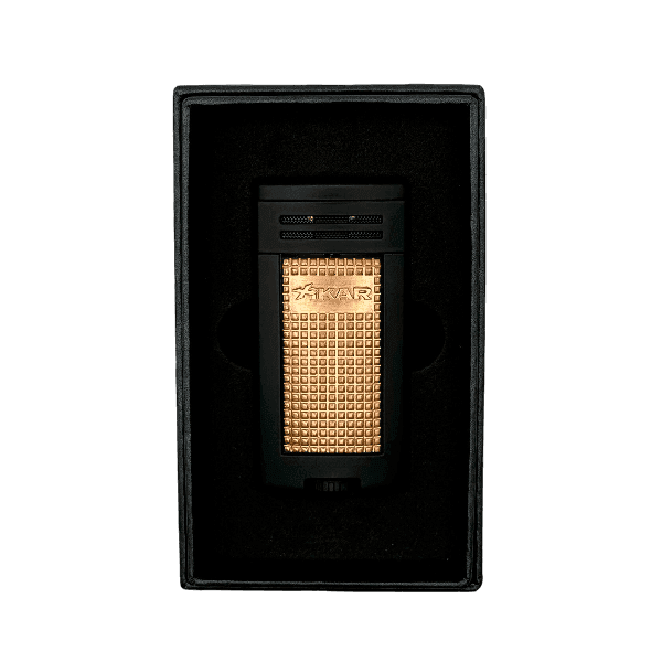 XIKAR Ion Double Jet Lighter, Black and Rose