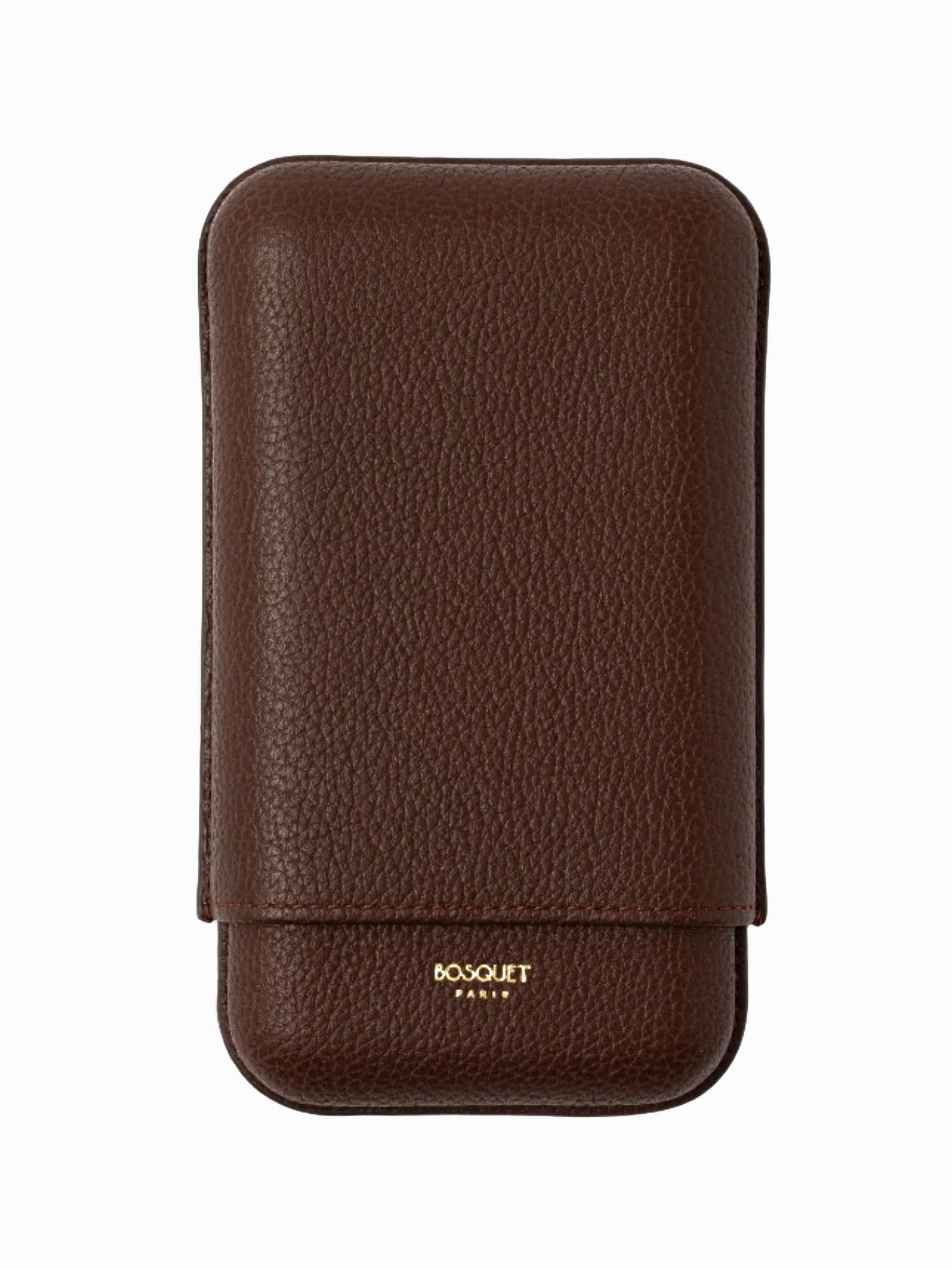 Bosquet 3 Cigars Grained Calf Palissander (Dark Brown)