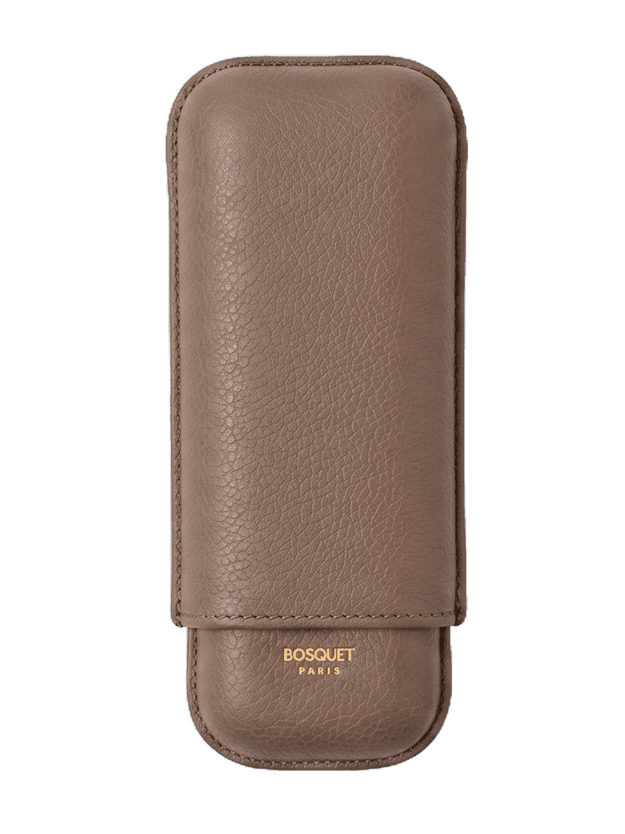 Bosquet 2 Cigars Grained Calf Taupe