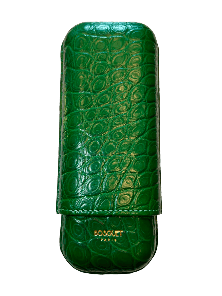 Bosquet TL2 Cigars Genuine Crocodile Skin Green