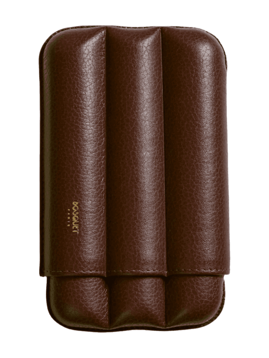 Bosquet 3 Cigars Grained Calf Brown