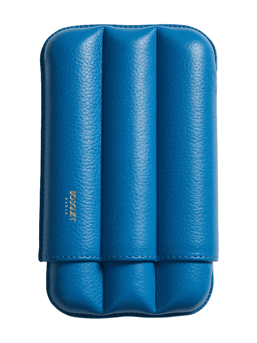 Bosquet 3 Cigars Grained Calf Ocean