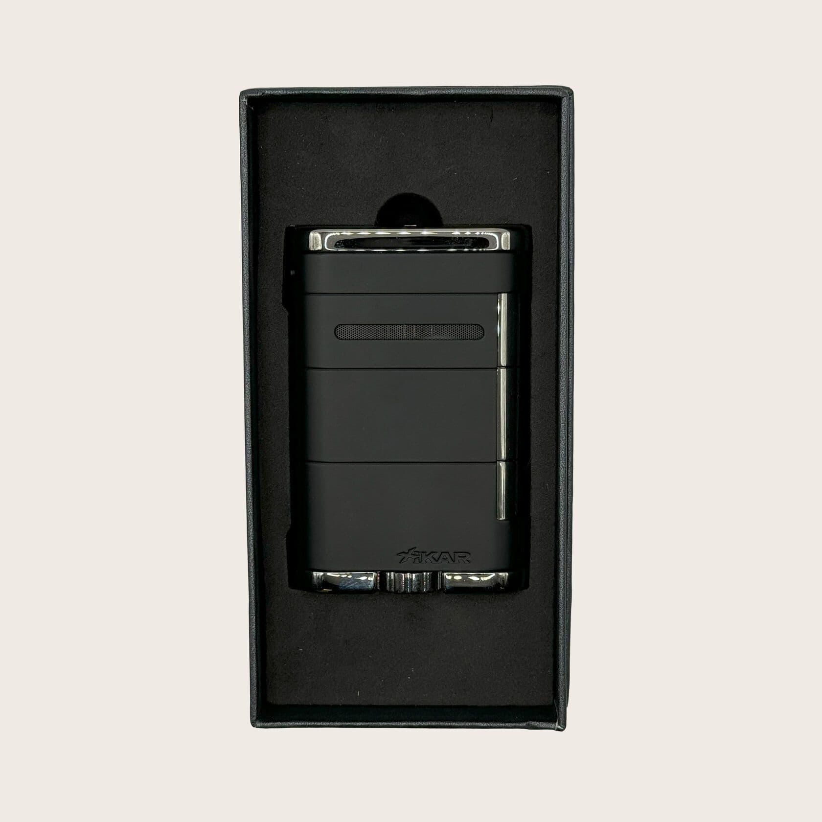 Allume Triple Tabletop Lighter, Tuxedo Black