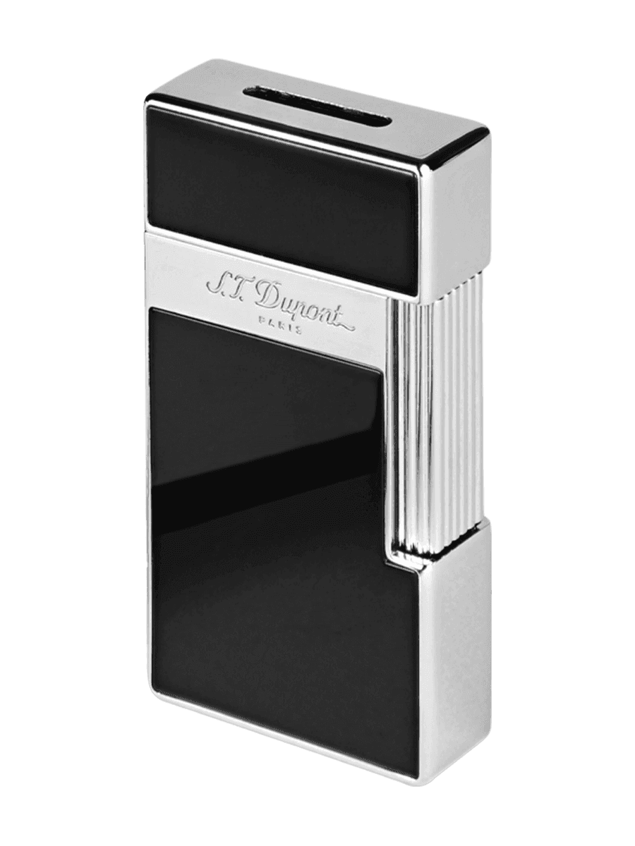 Dupont Ltr Biggy D Laq Noir Chrm 025001