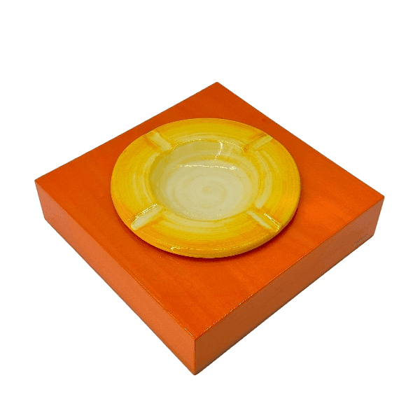 Ashtray Arancio Venato