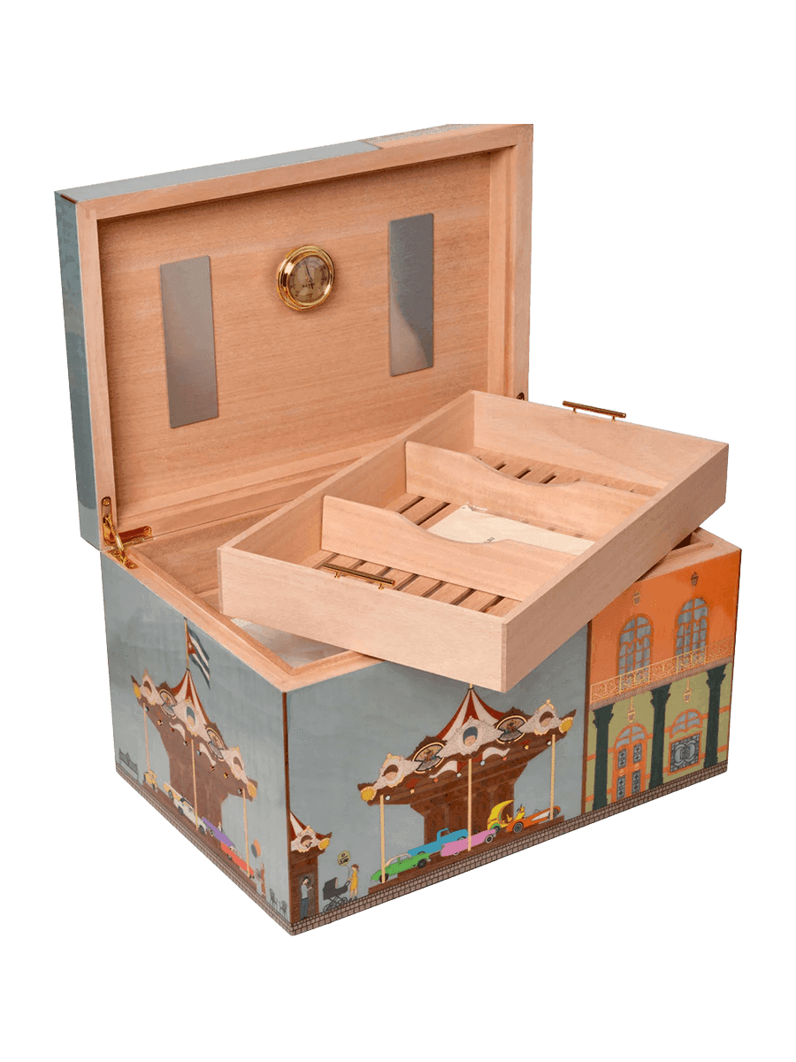 Elie Bleu Humidor "Casa Cubana" Carousel 125 cigars Ltd 207/288