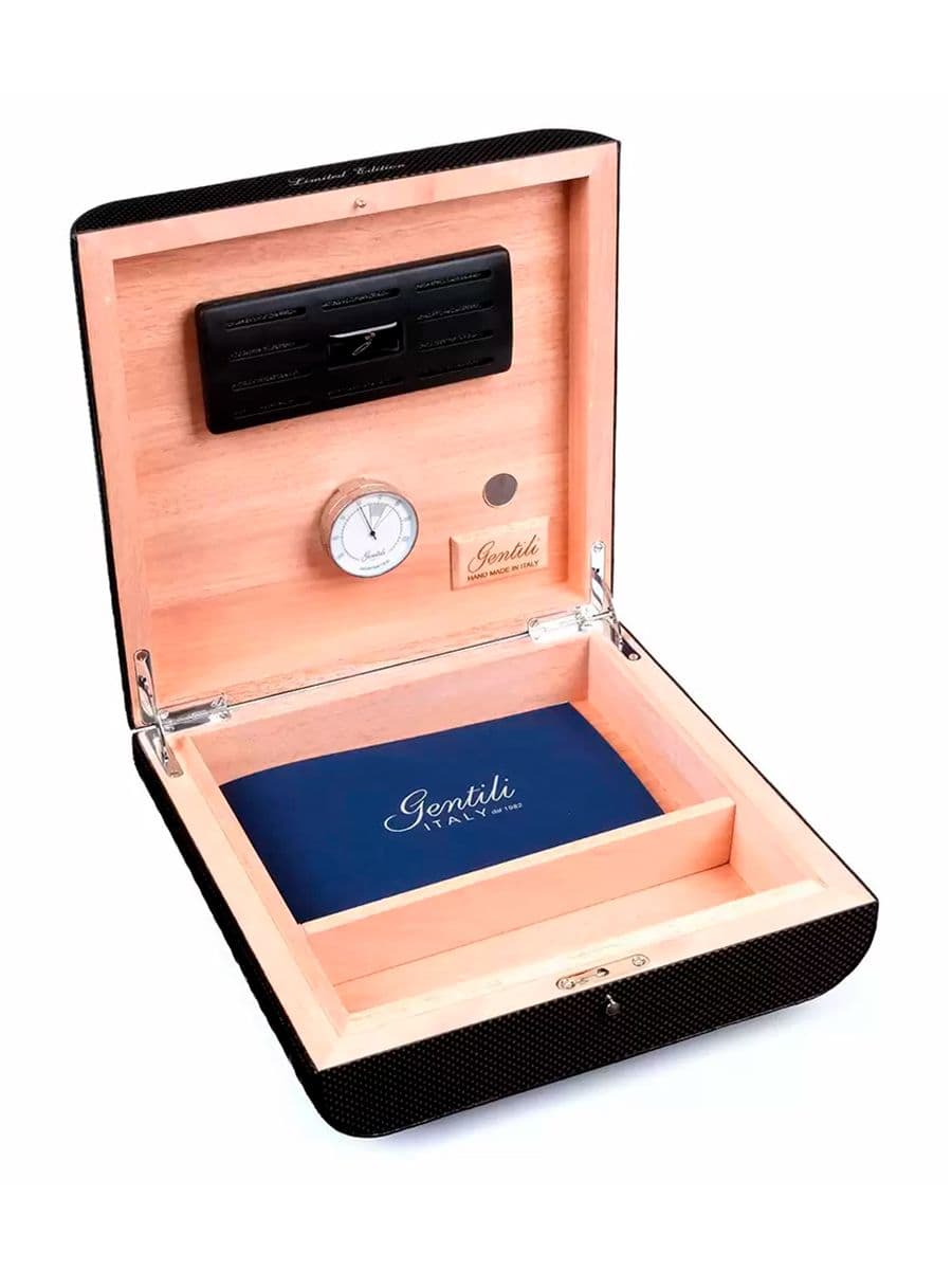 Gentili Humidor Eba 20 CrocoLeather
