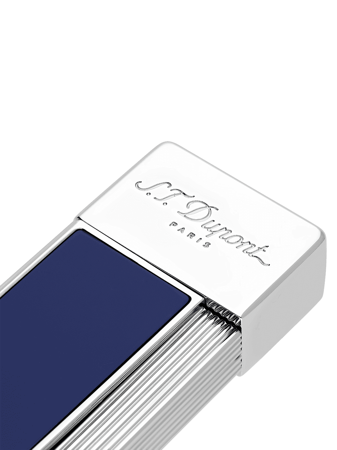 S.T. Dupont Lighter Twiggy Lacquered Indigo Blue