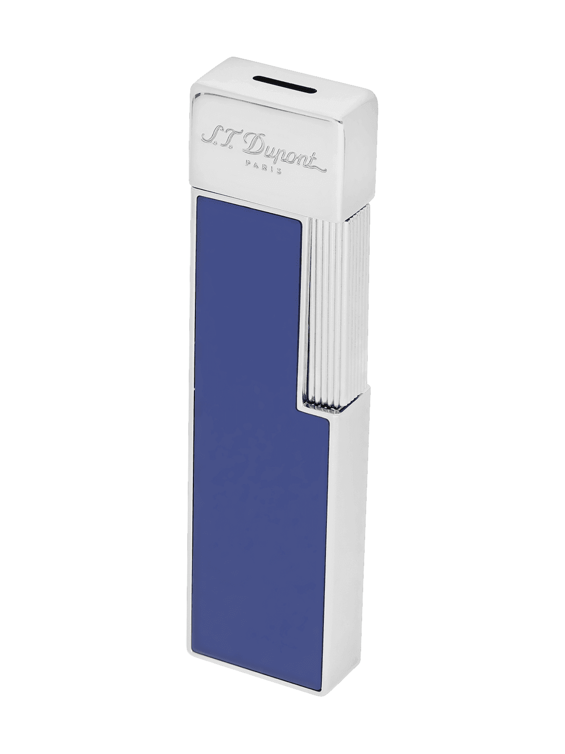 S.T. Dupont Lighter Twiggy Lacquered Indigo Blue