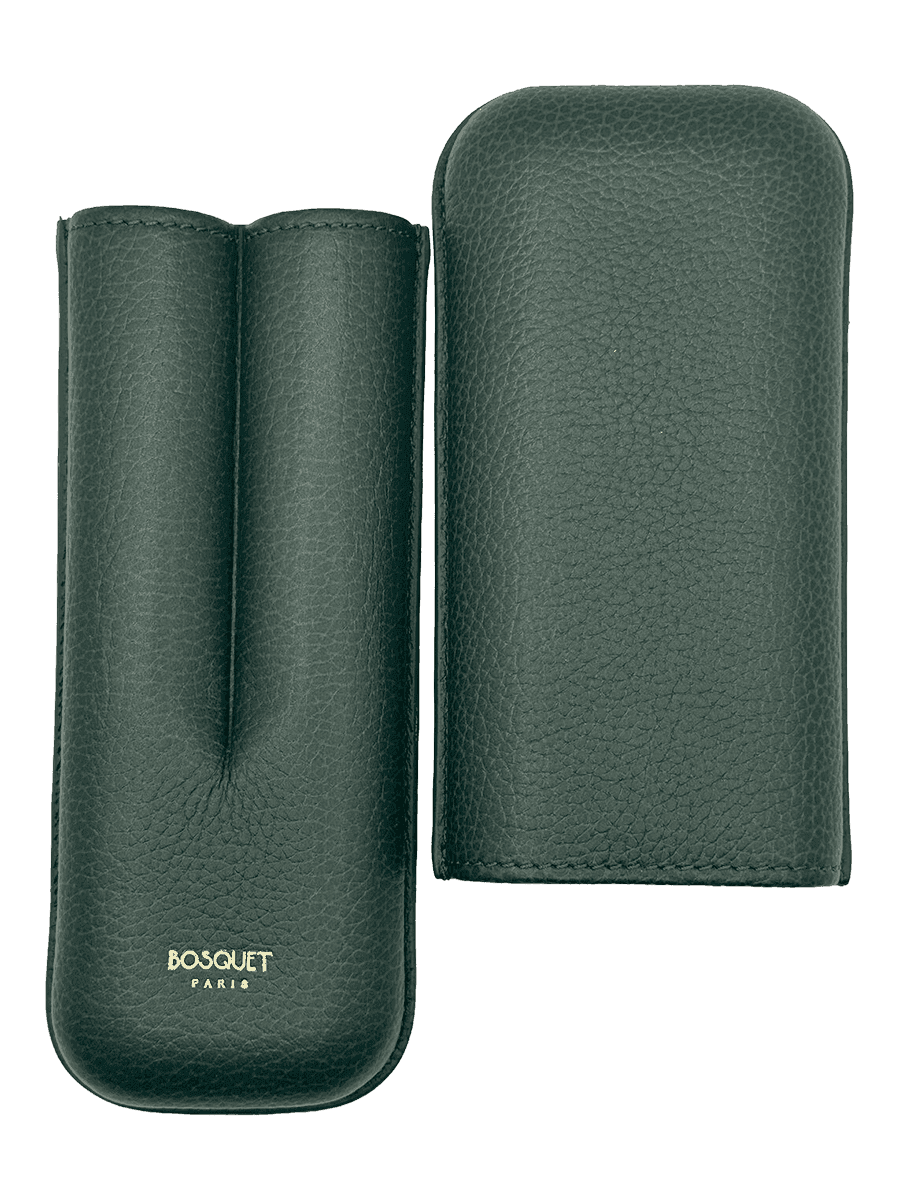 Bosquet 2 Cigars Grained Calf Forest Green