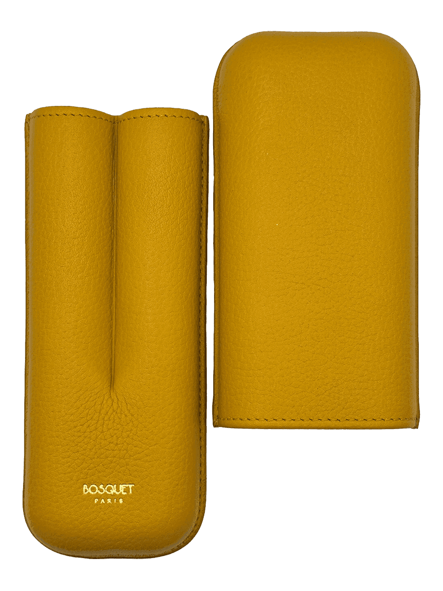 Bosquet 2 Cigars Grained Calf Golden