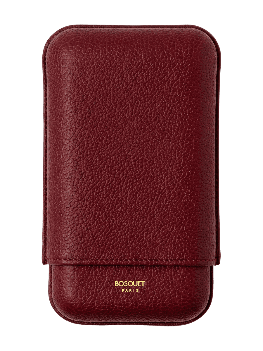 Bosquet 3 Cigars Grained Calf Pomodoro