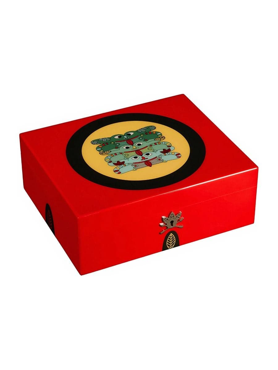 Totem Humidor - Healing Frog
(300X250X110Mm) - Red