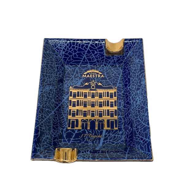 Dupont Ashtray Partagas Blue/Gold product image