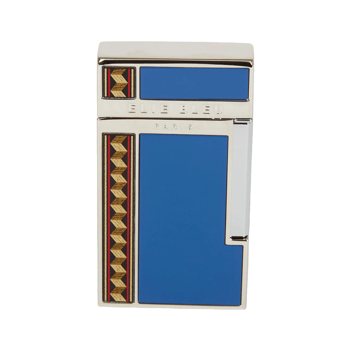 Elie Bleu Pocket Lighter "Diamond Jetflame & Alba Marquetry" Blue product image