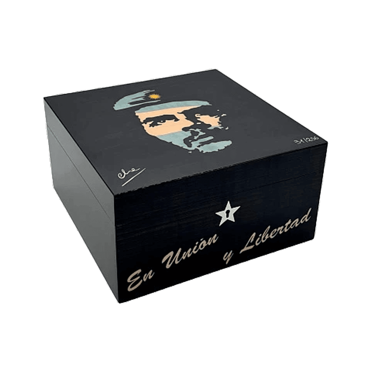 Elie Bleu Humidor "Che" 75 cigars Argentina product image
