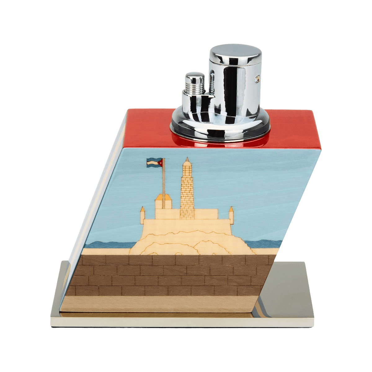 Elie Bleu Small Table Lighter "Casa Cubana" product image