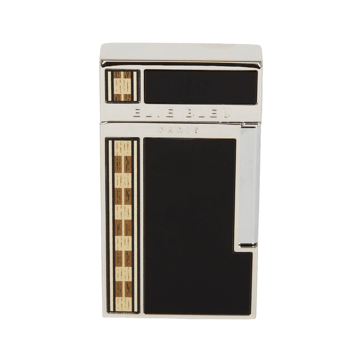 Elie Bleu Pocket Lighter "Diamond Jetflame & Alba Marquetry" Black product image