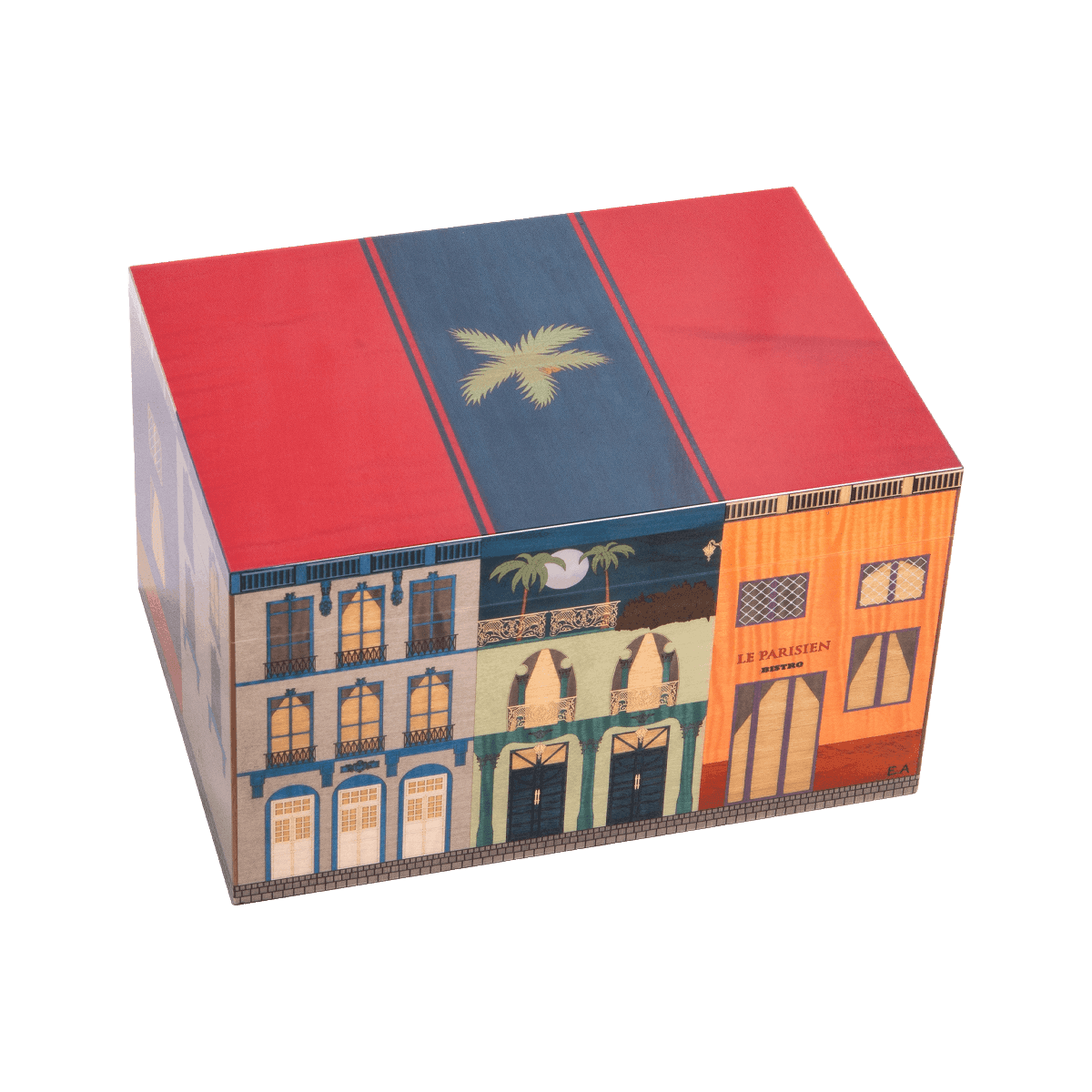 Elie Bleu Humidor "Casa Cubana" Le Parisien 75 cigars By Night product image