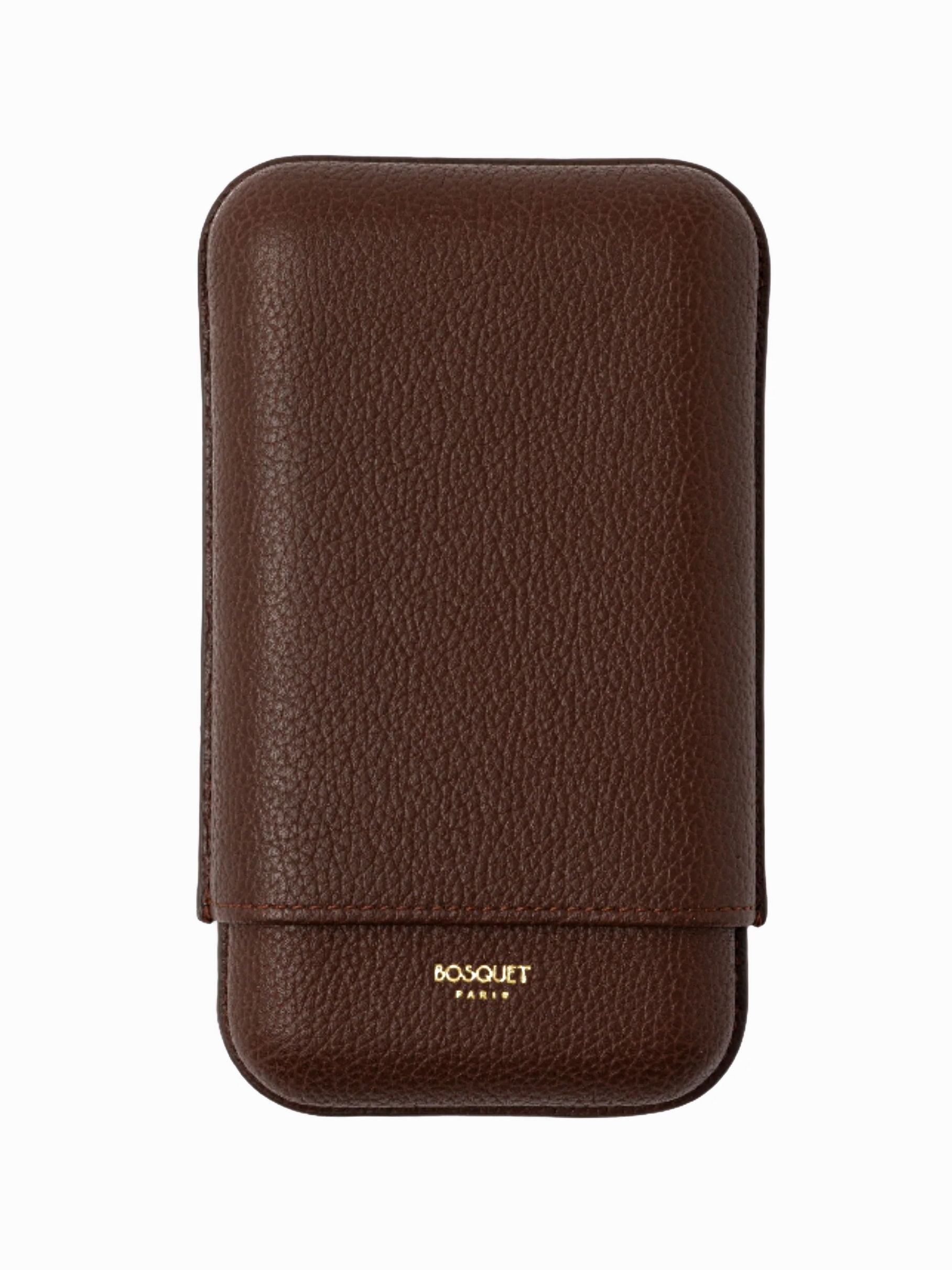 Bosquet 3 Cigars Grained Calf Palissander (Dark Brown) product image