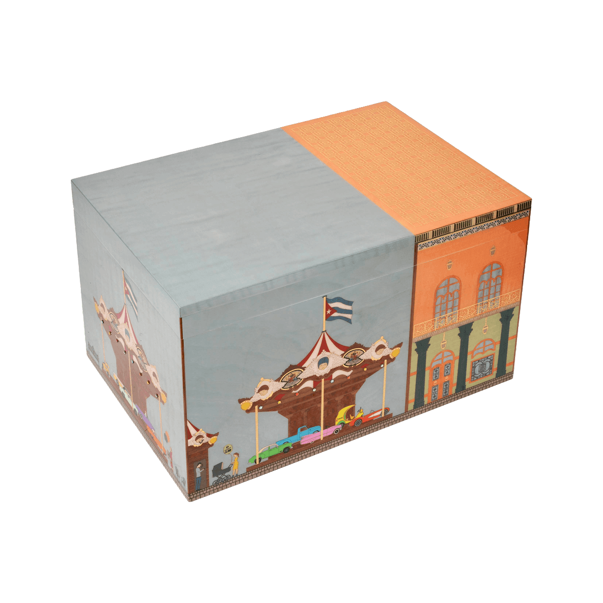 Elie Bleu Humidor "Casa Cubana" Carousel 125 cigars Ltd 27/288 product image