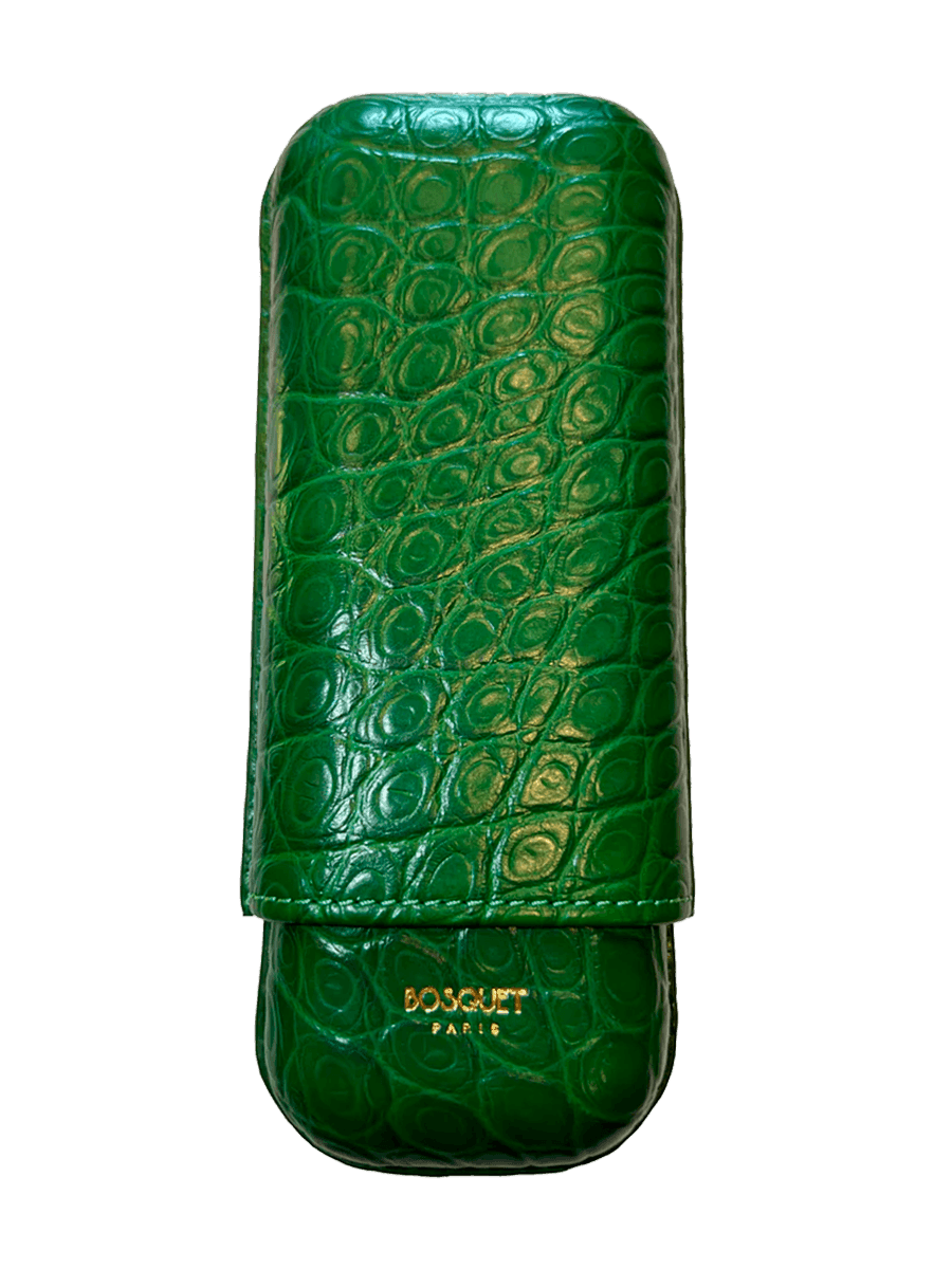 Bosquet TL2 Cigars Genuine Crocodile Skin Green product image