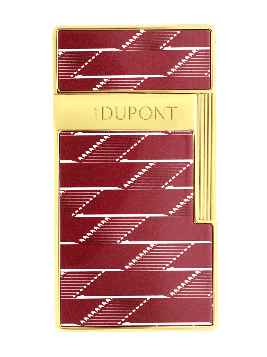 S.T. Dupont Lighter Biggy "Monogram 1872" Burgundy product image