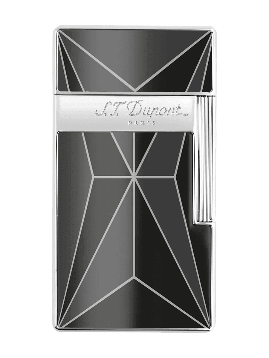 S.T. Dupont Lighter Biggy "Fire X" Lacquered Black product image