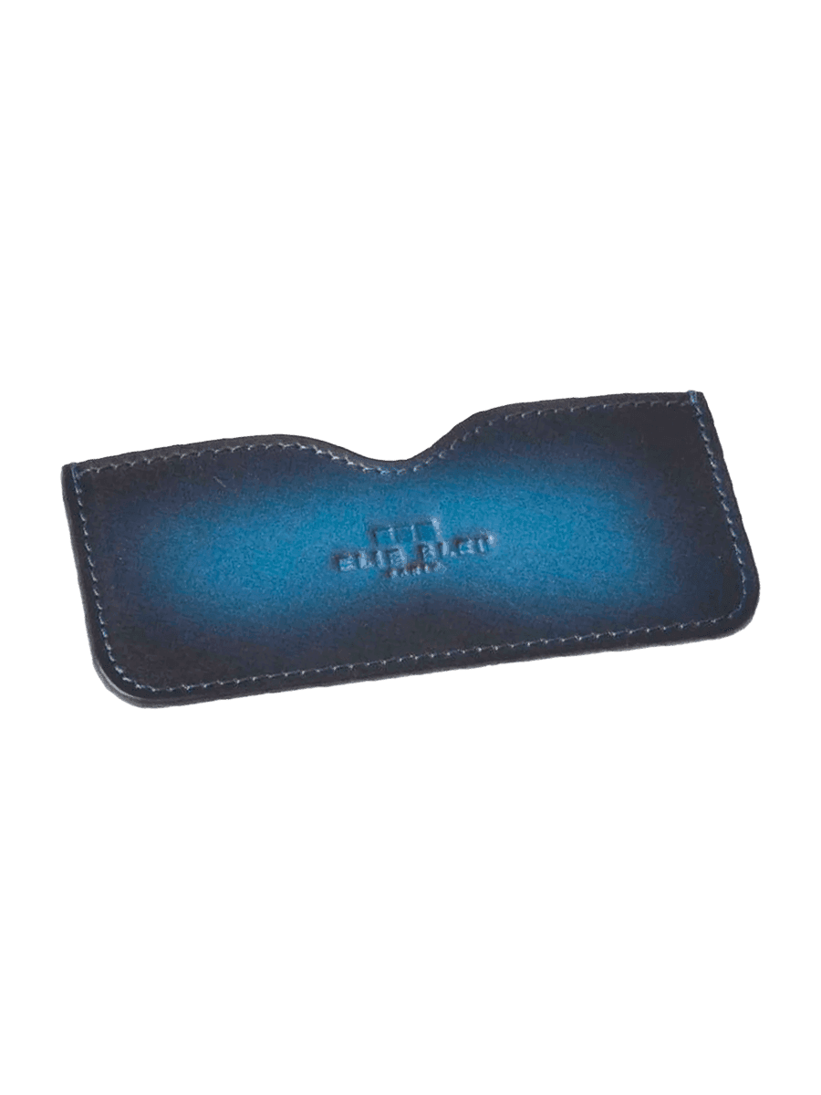 EB Ctr Lthr Case Blue Patina Ebpouch04B product image