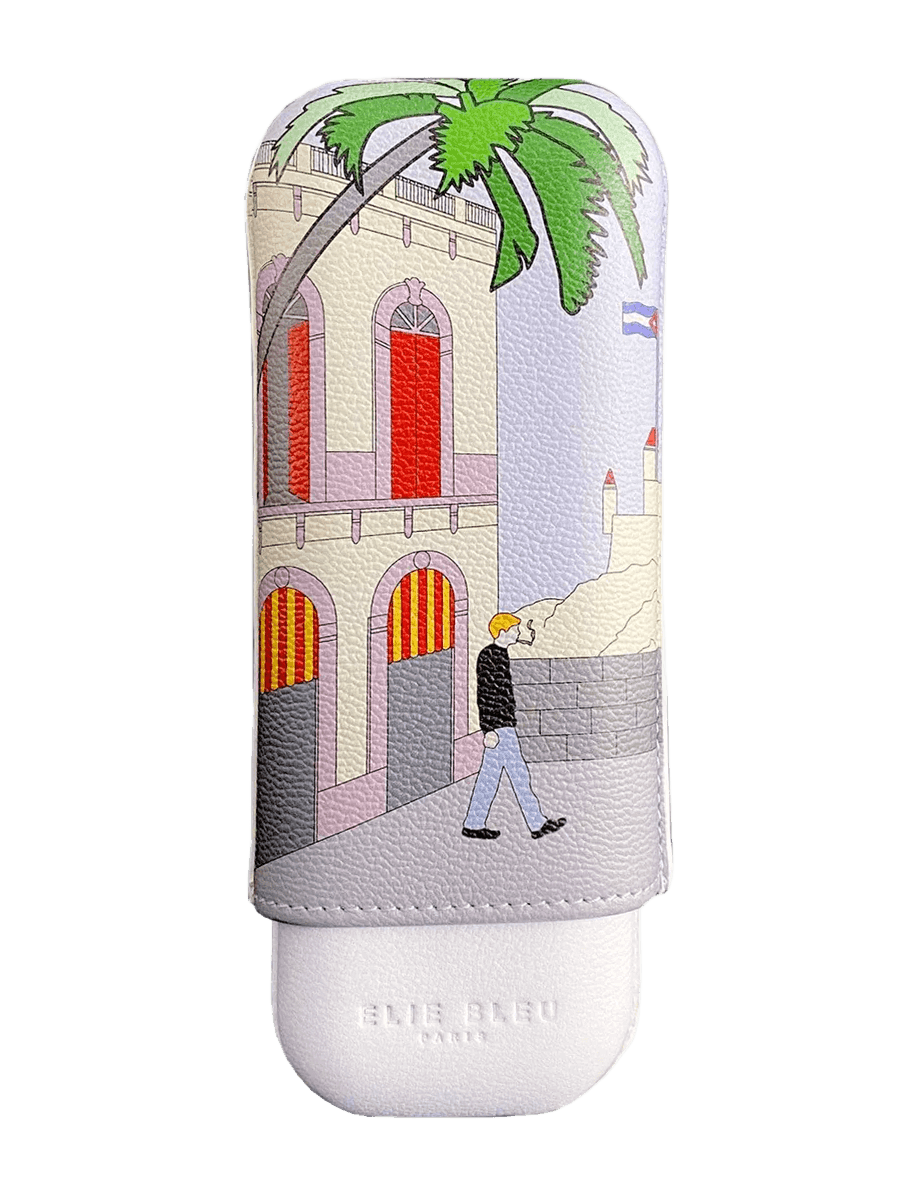 Elie Bleu "Casa Cubana" Cigar Case - 2 Cigars caliber 27 product image
