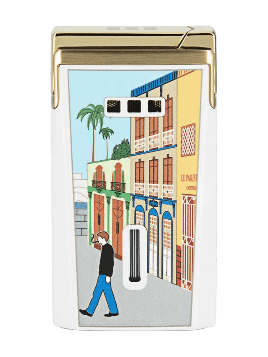 Elie Bleu Pocket Lighter "J15" Casa Cubana Gold product image