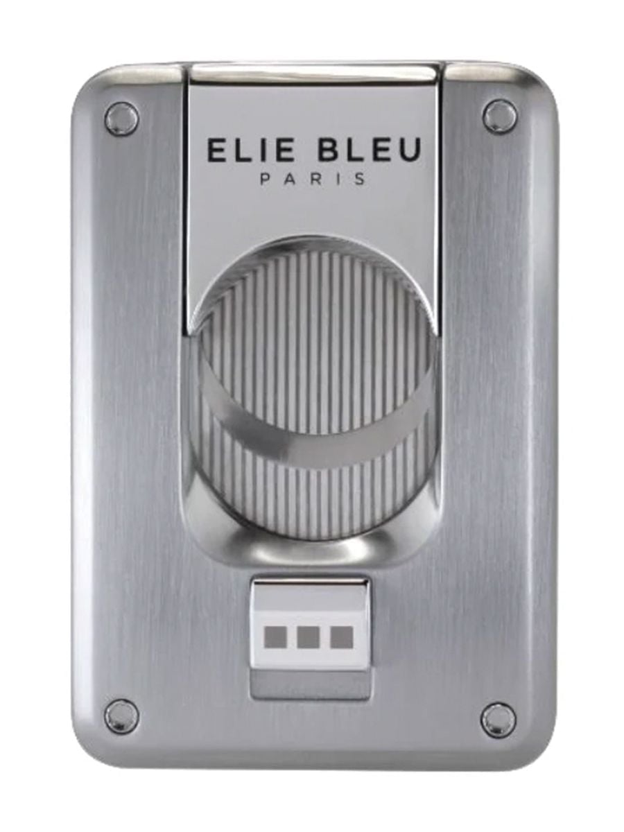 Elie Bleu Cigar Cutter V Cut Brushed Chrome product image