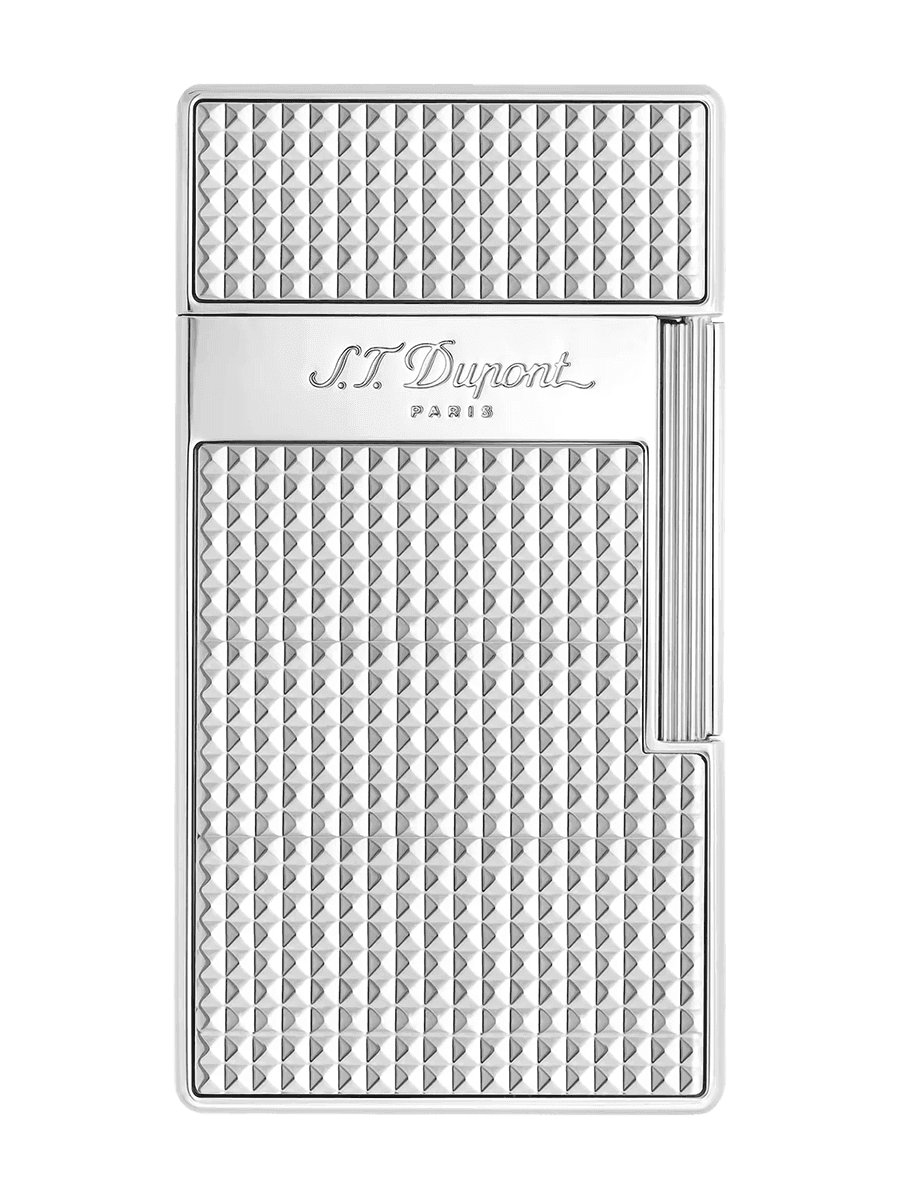 S.T. Dupont Lighter Biggy Diamond Head Silver product image