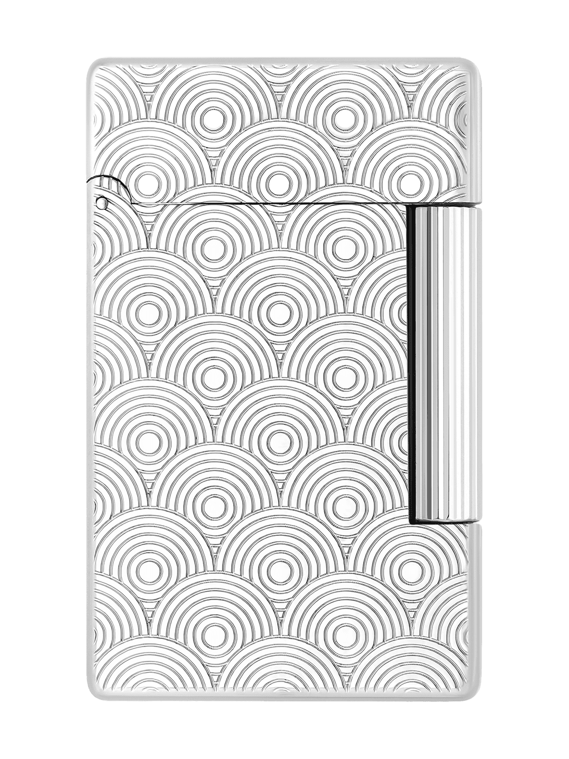 S.T. Dupont Lighter Initial Guilloche Silver product image