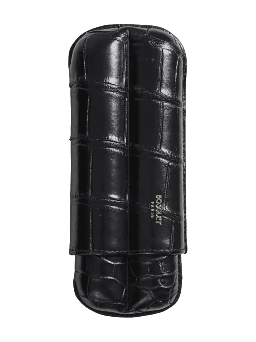 Bosquet 2 Cigars Genuine Crocodile Skin
