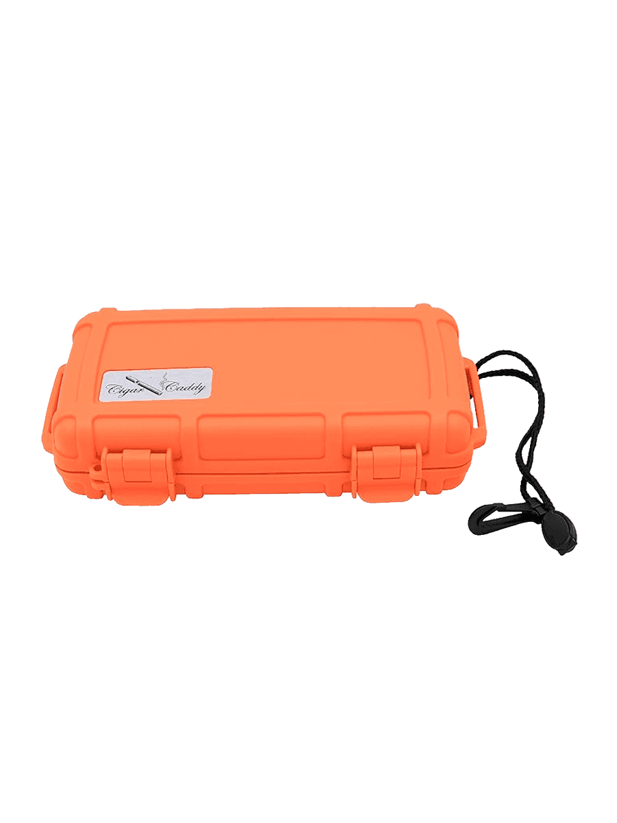Cigar Caddy 5ct, blaze orange Protective Coating, ABS