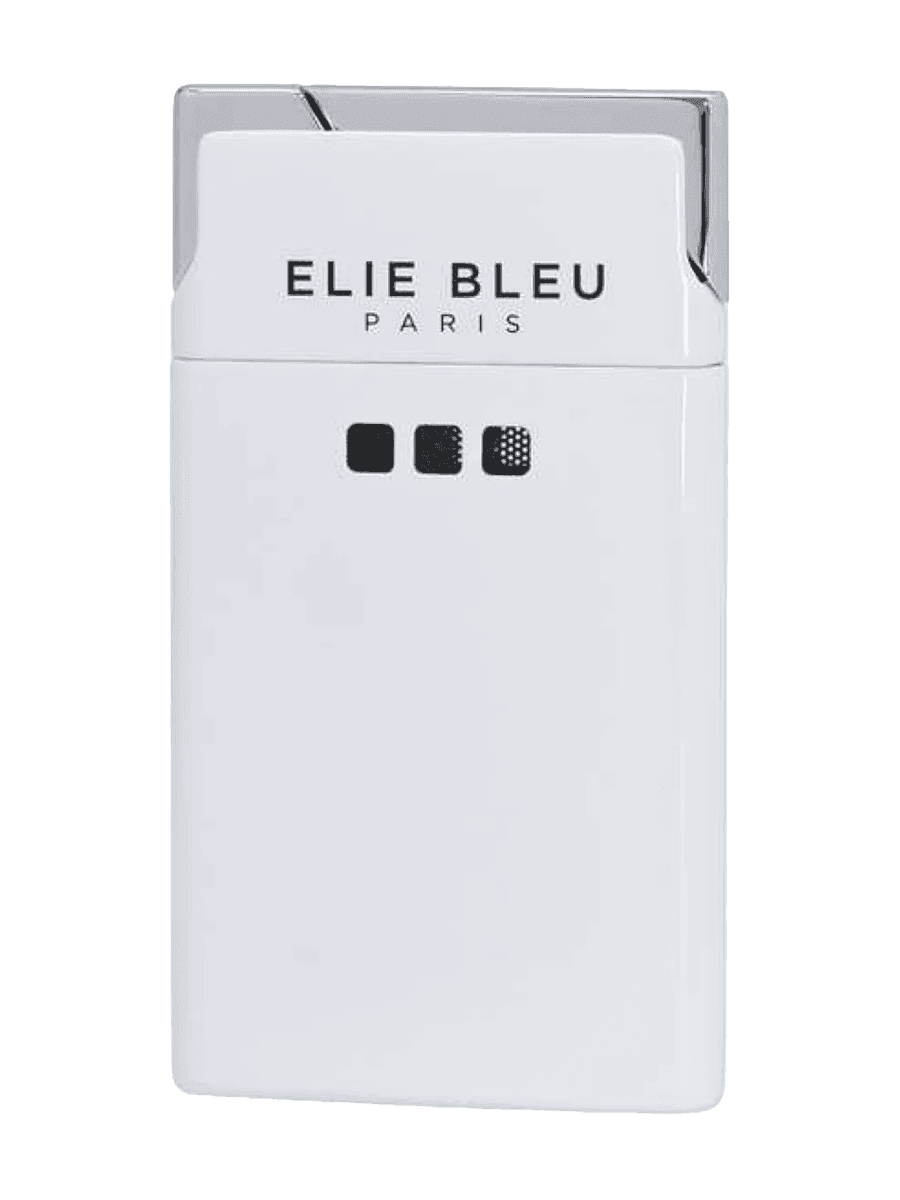 Elie Bleu Pocket Lighter "Delgado" White