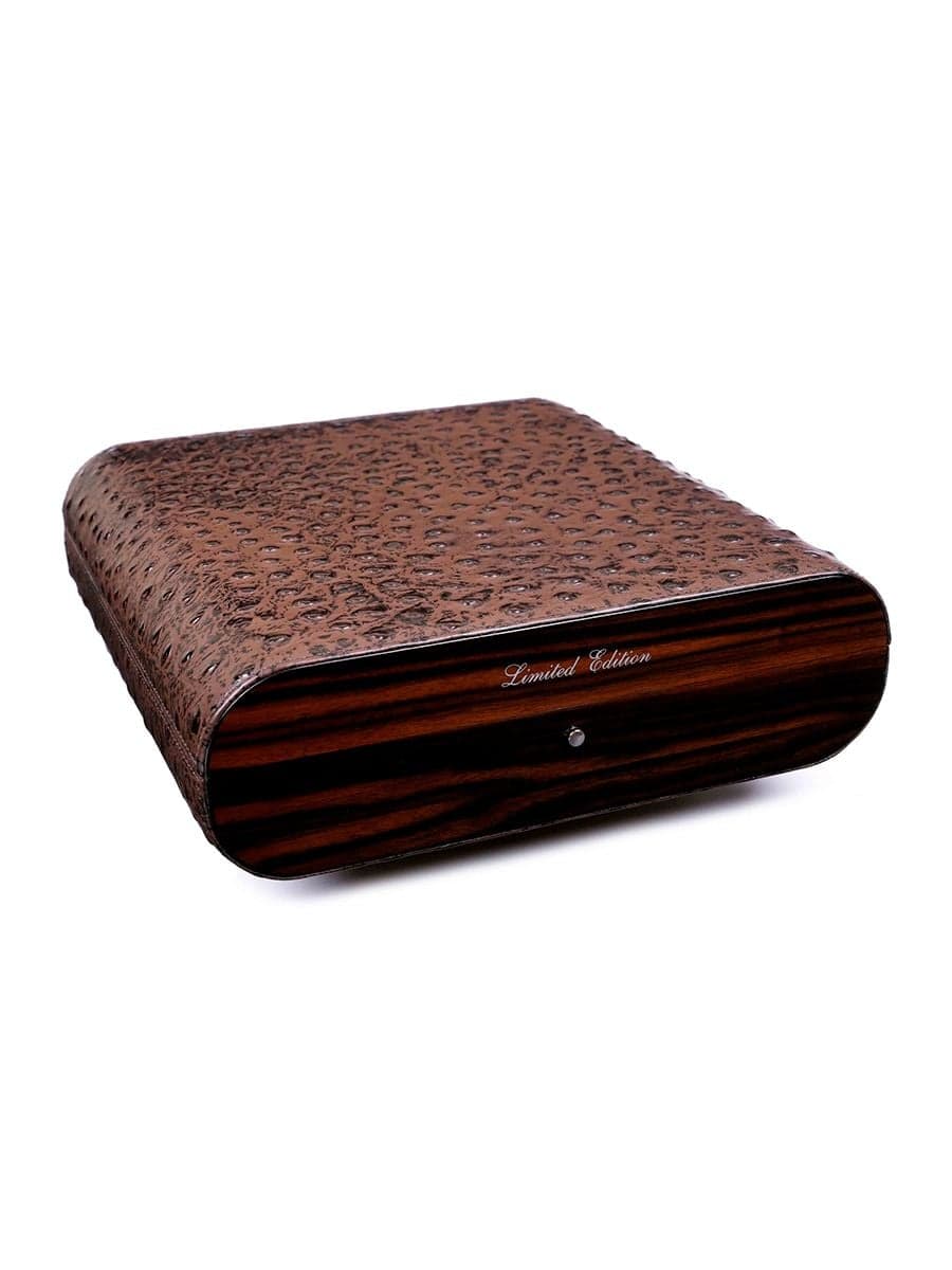 Gentili Humidor Eba 20 OstrichLeath