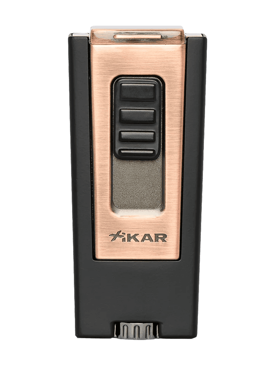 Trezo Triple Lighter Black w/ Bronze